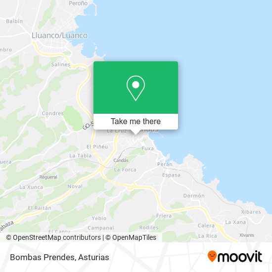 Bombas Prendes map