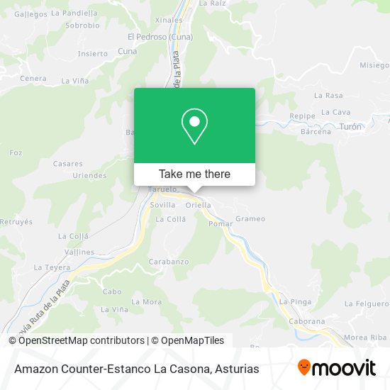 Amazon Counter-Estanco La Casona map