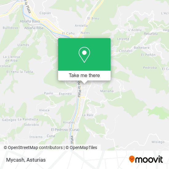 Mycash map