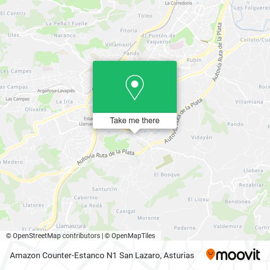 mapa Amazon Counter-Estanco N1 San Lazaro