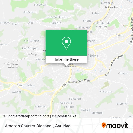 Amazon Counter-Disconsu map