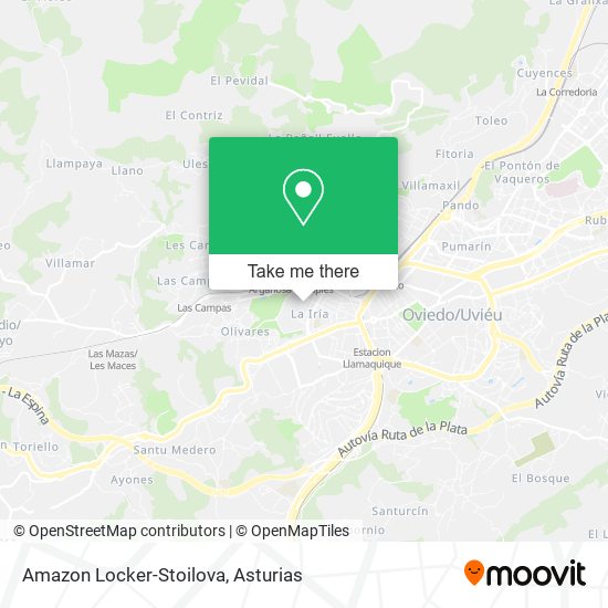 mapa Amazon Locker-Stoilova