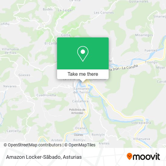 Amazon Locker-Sãbado map