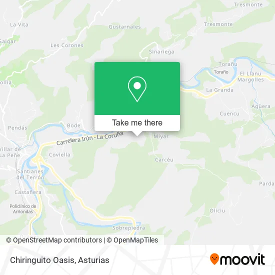 Chiringuito Oasis map