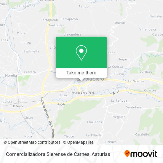 Comercializadora Sierense de Carnes map