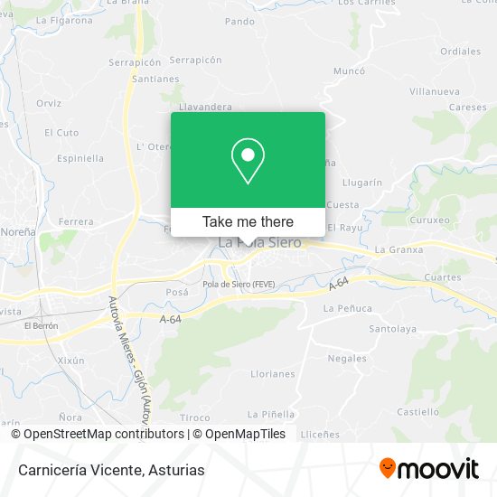 Carnicería Vicente map