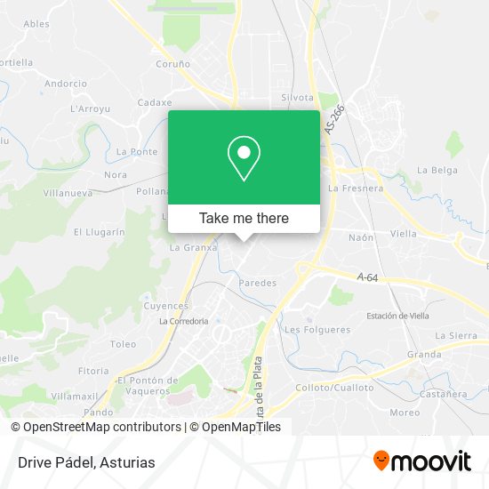 Drive Pádel map