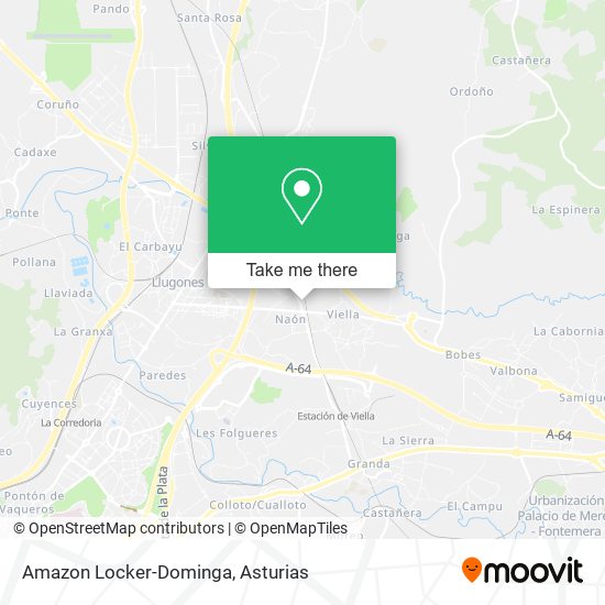 Amazon Locker-Dominga map