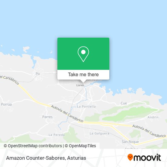 mapa Amazon Counter-Sabores