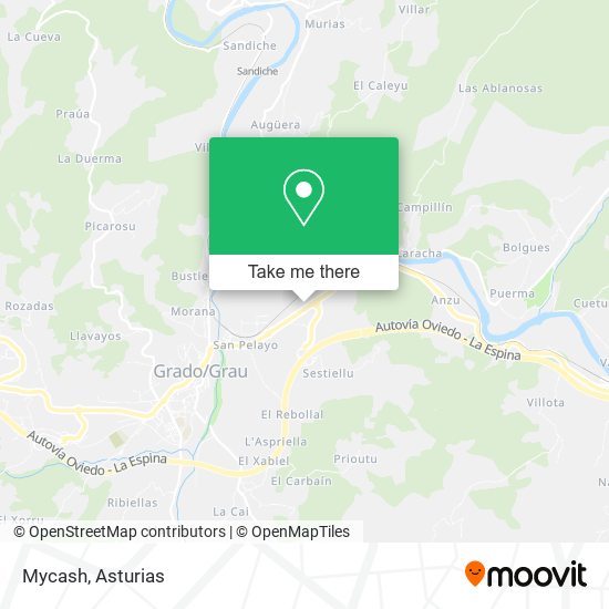 Mycash map