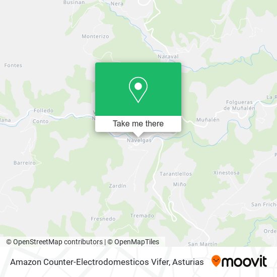 Amazon Counter-Electrodomesticos Vifer map