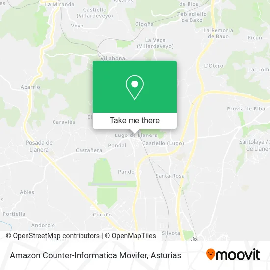 Amazon Counter-Informatica Movifer map