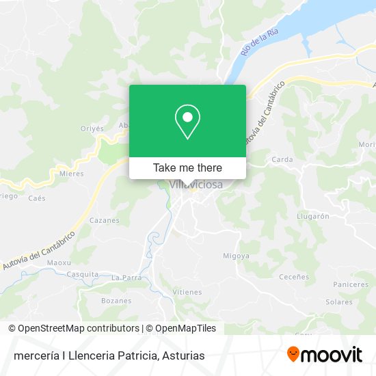 mapa mercería I Llenceria Patricia