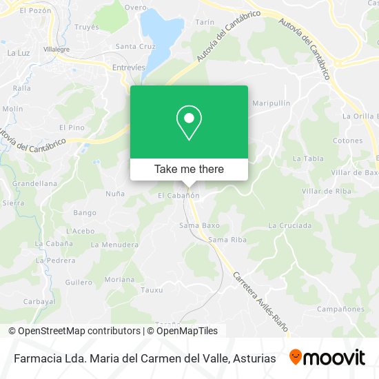 Farmacia Lda. Maria del Carmen del Valle map