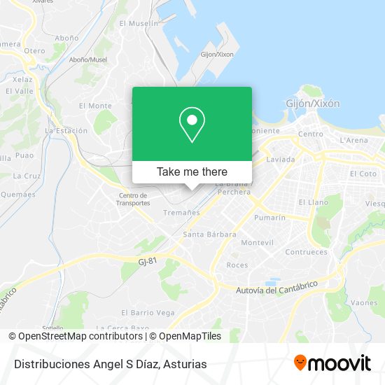 Distribuciones Angel S Díaz map