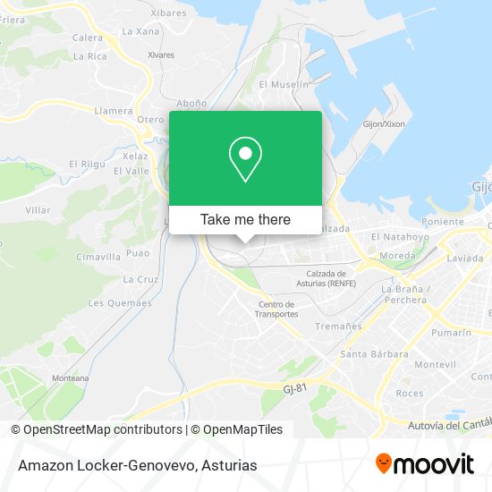 mapa Amazon Locker-Genovevo