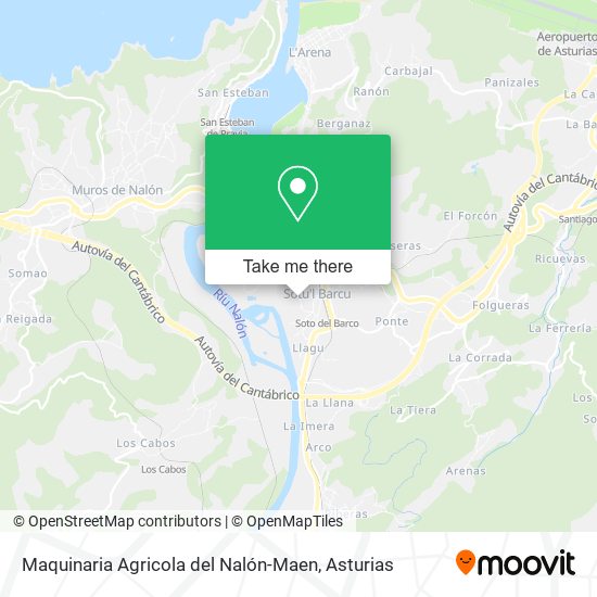 Maquinaria Agricola del Nalón-Maen map