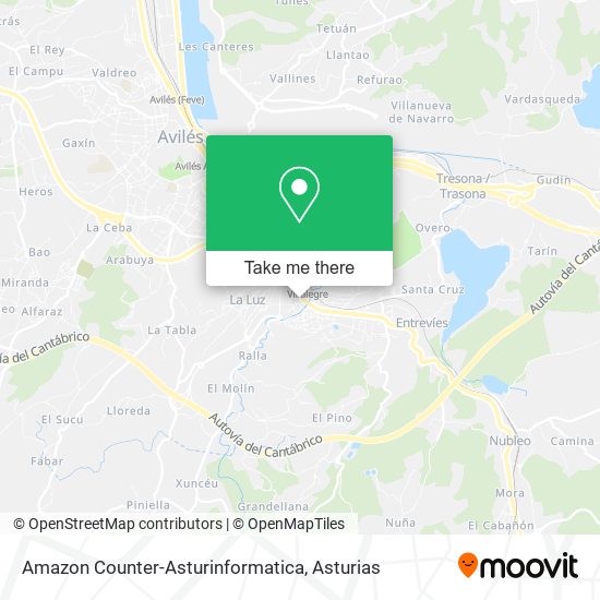 Amazon Counter-Asturinformatica map
