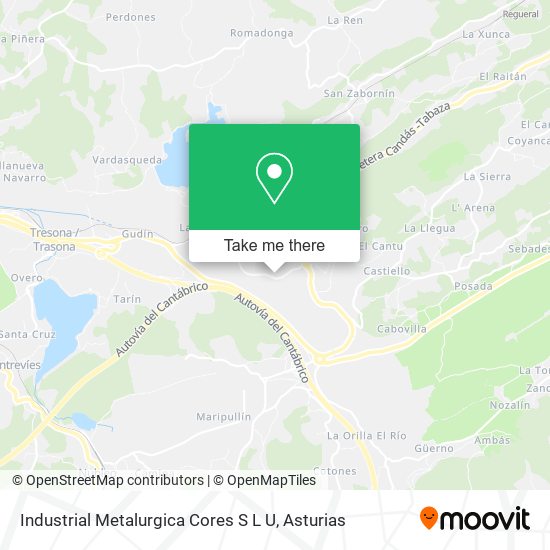 Industrial Metalurgica Cores S L U map