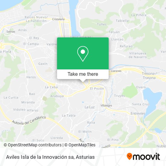 Aviles Isla de la Innovación sa map