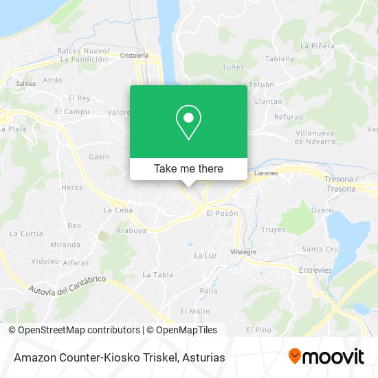 Amazon Counter-Kiosko Triskel map