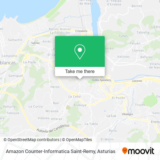 Amazon Counter-Informatica Saint-Remy map