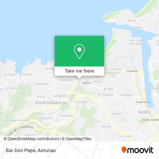 Bar Don Pepe map