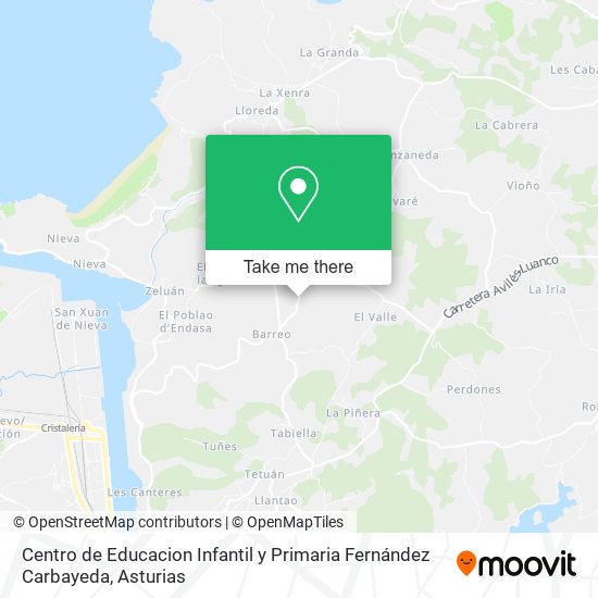 Centro de Educacion Infantil y Primaria Fernández Carbayeda map
