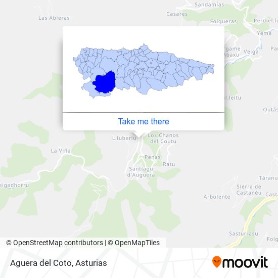 mapa Aguera del Coto