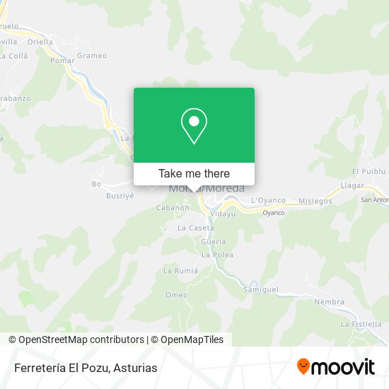 Ferretería El Pozu map