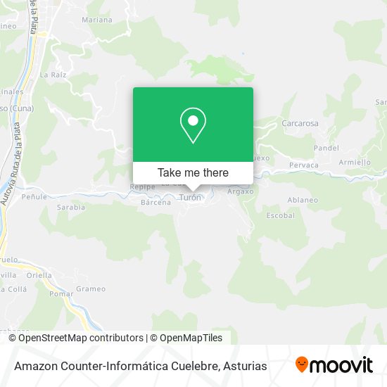 Amazon Counter-Informática Cuelebre map