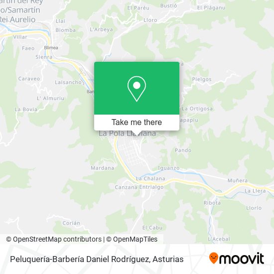 Peluquería-Barbería Daniel Rodríguez map