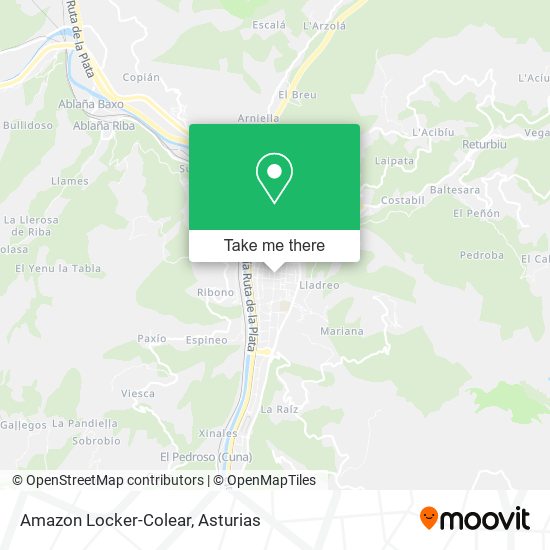 Amazon Locker-Colear map