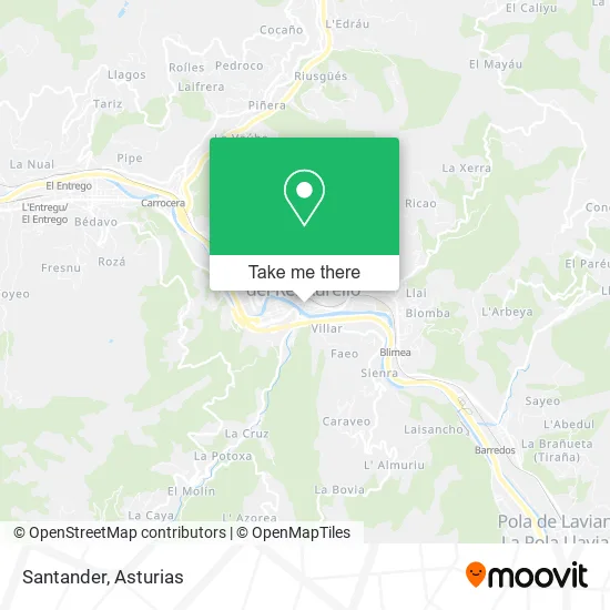 Santander map
