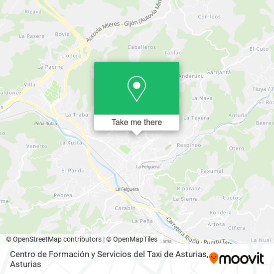 Centro de Formación y Servicios del Taxi de Asturias map