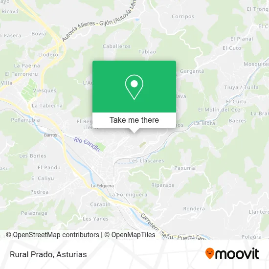 Rural Prado map