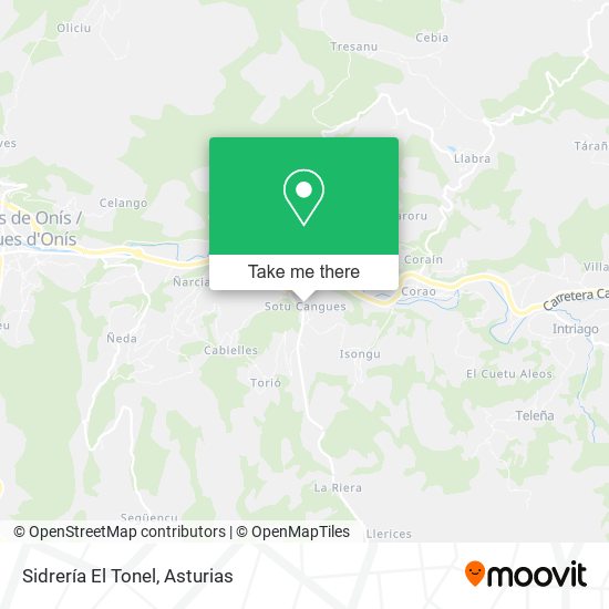 Sidrería El Tonel map
