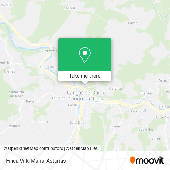 Finca Villa María map