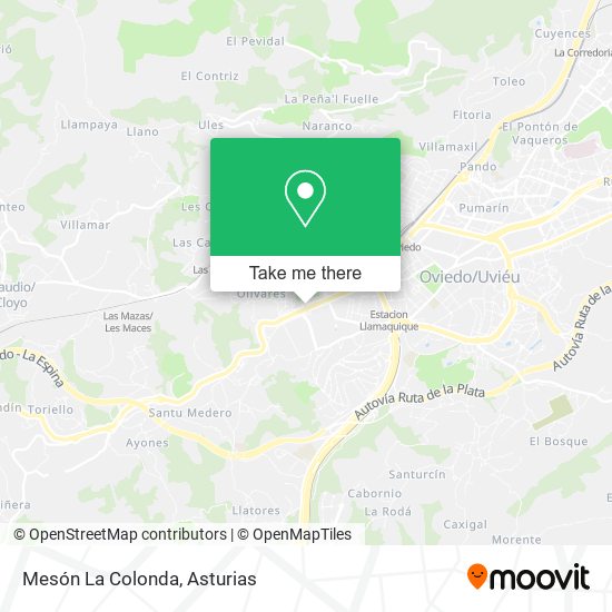 Mesón La Colonda map