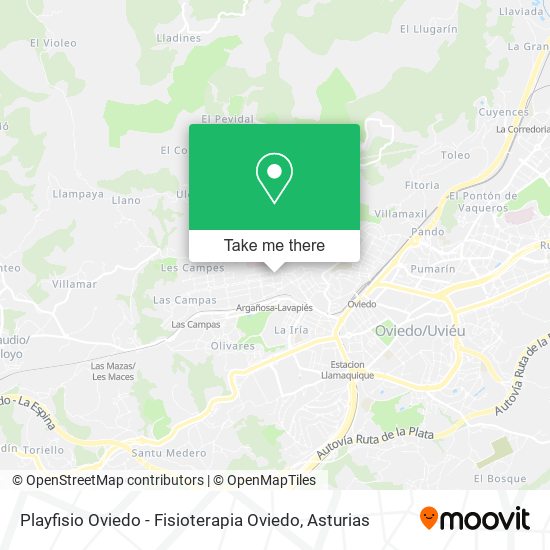 Playfisio Oviedo - Fisioterapia Oviedo map