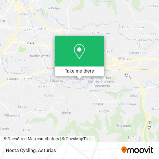 Nesta Cycling map