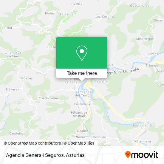 Agencia Generali Seguros map