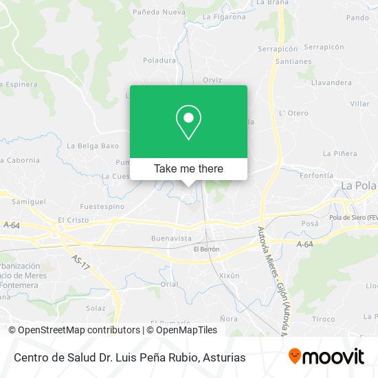 Centro de Salud Dr. Luis Peña Rubio map