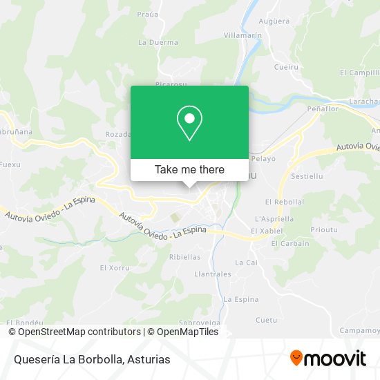 Quesería La Borbolla map