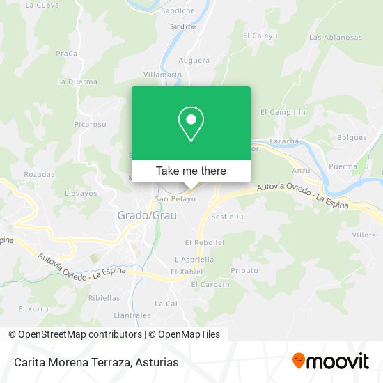 Carita Morena Terraza map
