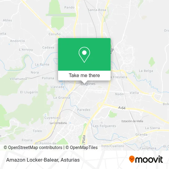 Amazon Locker-Balear map