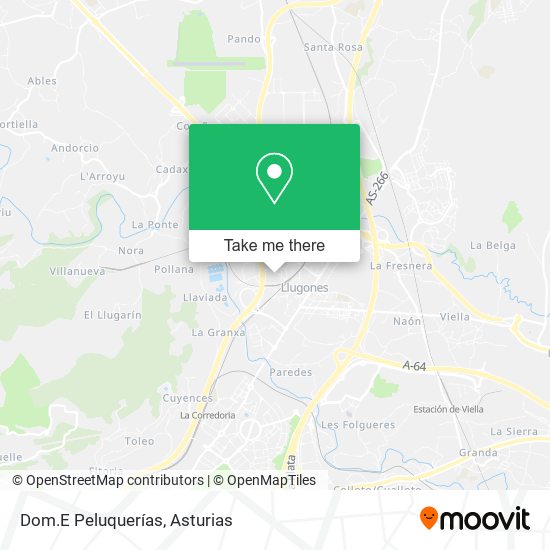 Dom.E Peluquerías map