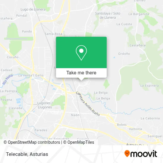 Telecable map