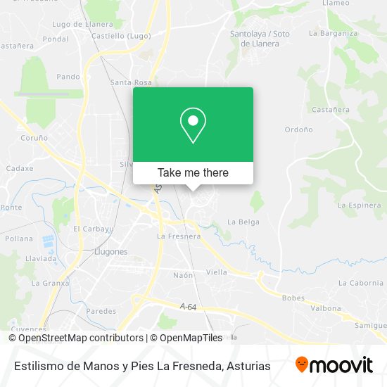 Estilismo de Manos y Pies La Fresneda map