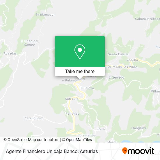 Agente Financiero Unicaja Banco map